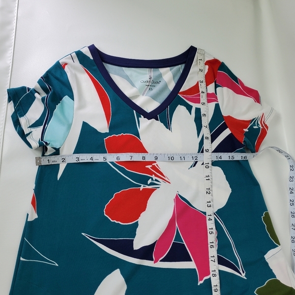 Cuddl Duds Supper Soft Asymmetrical Maxi Dress Sz xs - Picture 6 of 9